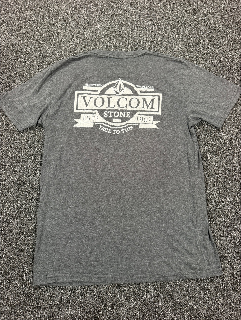 Volcom Stone logo men's T-Shirt Gray Large